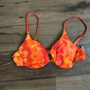 Tie dye swim top